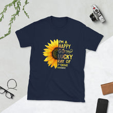 Load image into Gallery viewer, I am happy go lucky Short-Sleeve Unisex T-Shirt