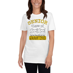 Senior class of 2020 when sh#!t got real Short-Sleeve Unisex T-Shirt