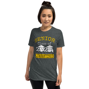 Senior class of 2020 when sh#!t got real Short-Sleeve Unisex T-Shirt